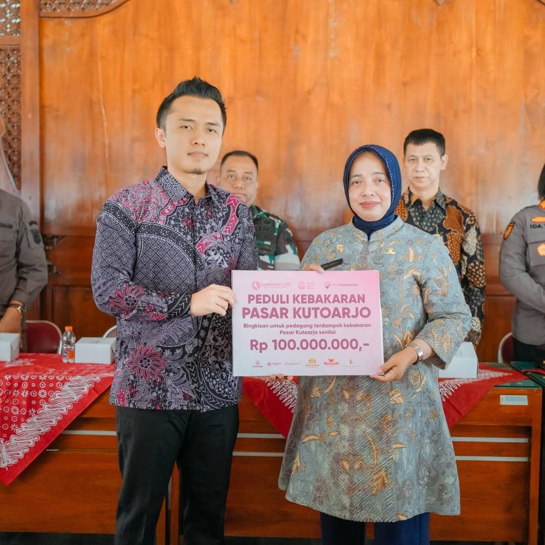 Bantuan Kebakaran Pasar Kutoarjo